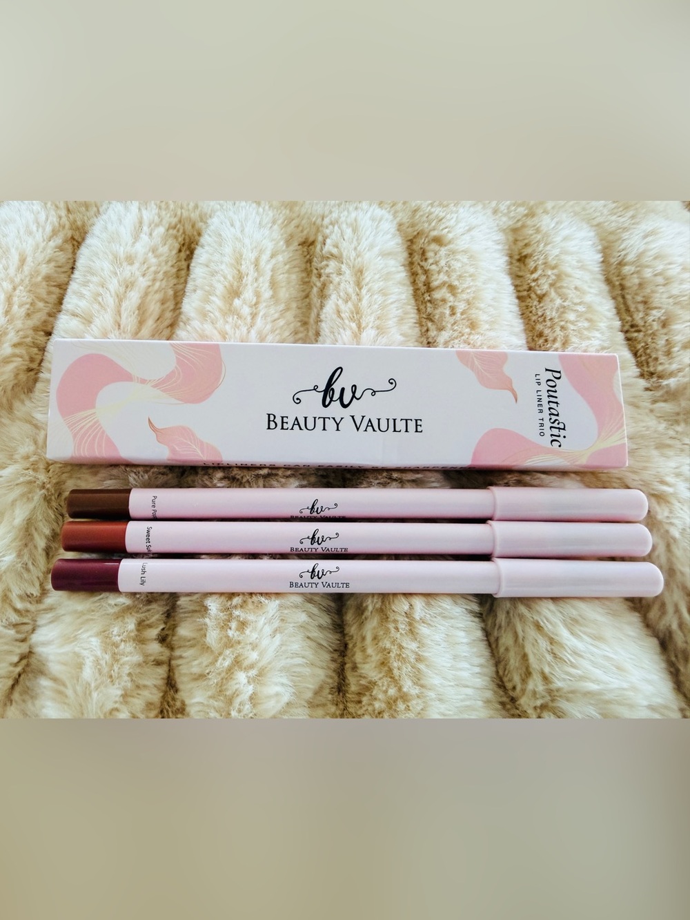 Beauty Vaulte Pink Lip Liner Trio - Soft Pink